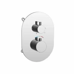 Composition Bain-douche Thermostatique Avec Ciel De Pluie Encastré Chromé, Châtelet -Produits De Salle De Bain Soldes 2024 composition de douche thermostatique avec ciel de pluie encastre chrome chatelet 15