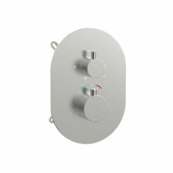 Composition De Douche Thermostatique Avec Ciel De Pluie Encastré Inox Brossé, Châtelet -Produits De Salle De Bain Soldes 2024 composition de douche thermostatique avec ciel de pluie encastre inox brosse chatelet 6