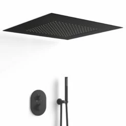 Composition De Douche Thermostatique Avec Ciel De Pluie Encastré Noir Mat, Châtelet 11 Composition De Douche Thermostatique Avec Ciel De Pluie Encastré Noir Mat, Châtelet -Produits De Salle De Bain Soldes 2024 composition de douche thermostatique avec ciel de pluie encastre noir mat chatelet 2