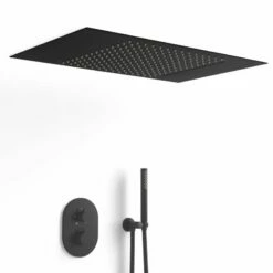 Composition De Douche Thermostatique Avec Ciel De Pluie Encastré Noir Mat, Châtelet 13 Composition De Douche Thermostatique Avec Ciel De Pluie Encastré Noir Mat, Châtelet -Produits De Salle De Bain Soldes 2024 composition de douche thermostatique avec ciel de pluie encastre noir mat chatelet 4