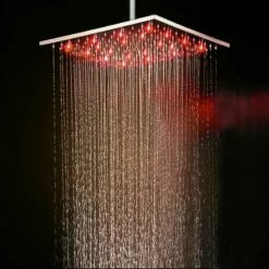 Composition De Douche Thermostatique, Ciel De Pluie 40x40 Cm Avec Chromothérapie, Chrome, Colours 12 Composition De Douche Thermostatique, Ciel De Pluie 40x40 Cm Avec Chromothérapie, Chrome, Colours -Produits De Salle De Bain Soldes 2024 composition de douche thermostatique ciel de pluie 40x40 cm avec chromotherapie chrome colours 2