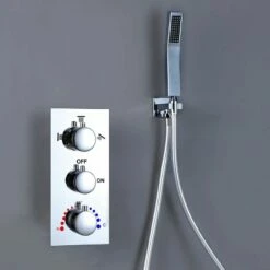 Composition De Douche Thermostatique, Ciel De Pluie 40x40 Cm Avec Chromothérapie, Chrome, Colours 14 Composition De Douche Thermostatique, Ciel De Pluie 40x40 Cm Avec Chromothérapie, Chrome, Colours -Produits De Salle De Bain Soldes 2024 composition de douche thermostatique ciel de pluie 40x40 cm avec chromotherapie chrome colours 4