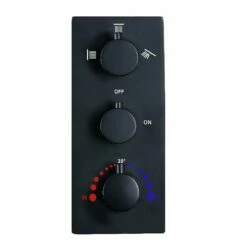 Composition De Douche Thermostatique, Ciel De Pluie 40x40 Cm Avec Chromothérapie, Noir, Colours -Produits De Salle De Bain Soldes 2024 composition de douche thermostatique ciel de pluie 40x40 cm avec chromotherapie noir colours 3