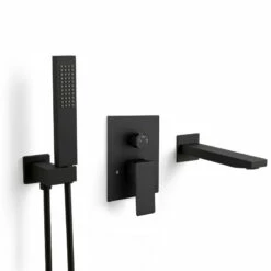 Composition Mitigeur Bain-douche Encastré Noir,Tuileries