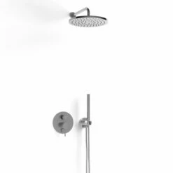 Composition Mitigeur De Douche Encastrée Chromé, Châtelet -Produits De Salle De Bain Soldes 2024 composition mitigeur de douche encastre chrome chatelet 1