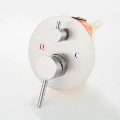 Composition Mitigeur De Douche Encastrée Chromé, Châtelet -Produits De Salle De Bain Soldes 2024 composition mitigeur de douche encastre chrome chatelet 2