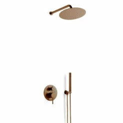 Composition Mitigeur De Douche Encastrée Cuivré Brossé, Châtelet -Produits De Salle De Bain Soldes 2024 composition mitigeur de douche encastree cuivre brosse chatelet 1