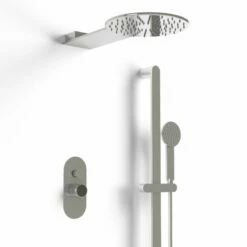 Composition Mitigeur Douche, Chromé, Manette Personnalisable, Flow Round -Produits De Salle De Bain Soldes 2024 composition mitigeur douche chrome manette personnalisable flow round 1