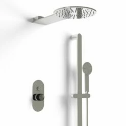 Composition Mitigeur Douche, Chromé, Manette Personnalisable, Flow Round -Produits De Salle De Bain Soldes 2024 composition mitigeur douche chrome manette personnalisable flow round 2
