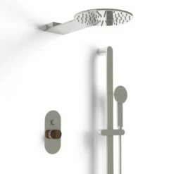 Composition Mitigeur Douche, Chromé, Manette Personnalisable, Flow Round -Produits De Salle De Bain Soldes 2024 composition mitigeur douche chrome manette personnalisable flow round 4