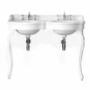 Console Lavabo Double Vasque, 3 Troues, 120 Cm, Queen 2 Console Lavabo Double Vasque, 3 Troues, 120 Cm, Queen -Produits De Salle De Bain Soldes 2024 console lavabo double vasque 120 cm queen