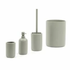 Distributeur De Savon à Poser, Kaki, Pastel -Produits De Salle De Bain Soldes 2024 distributeur de savon a poser kaki pastel 2