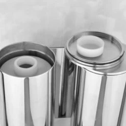 Distributeur De Savon Liquide Double Soap-T En Acier Inox 304 -Produits De Salle De Bain Soldes 2024 distributeur de savon liquide soap t 2 2