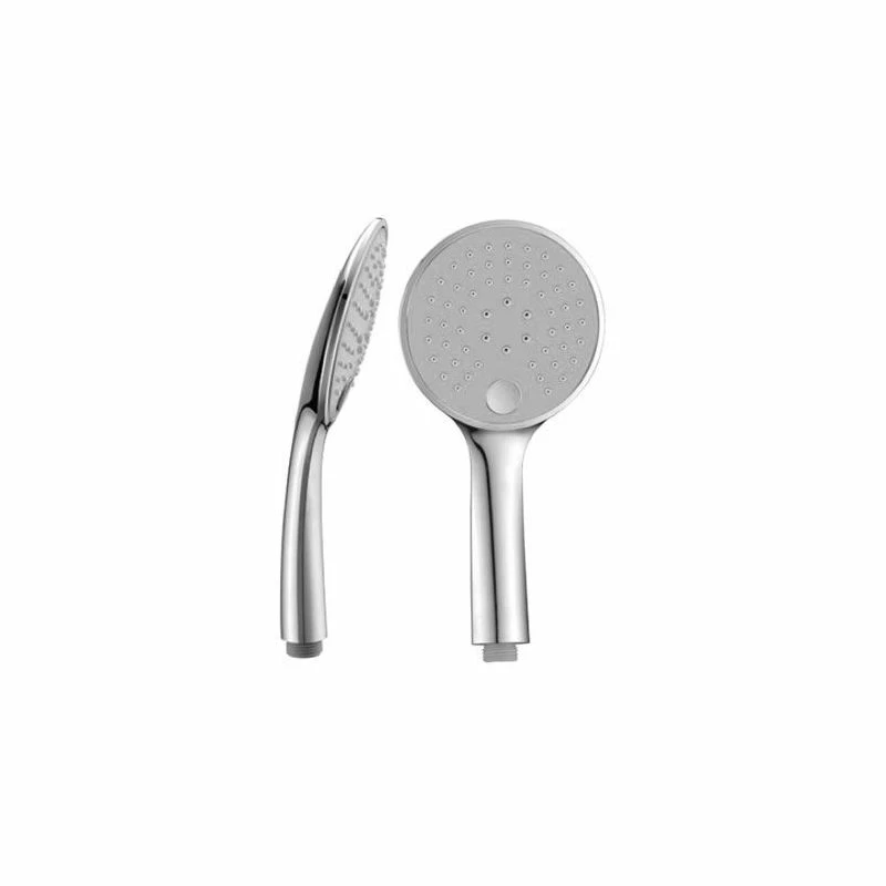 Douchette à Main Chromée / Gris Clair, 3 Jets, Diam. 12 Cm 3 Douchette à Main Chromée / Gris Clair, 3 Jets, Diam. 12 Cm