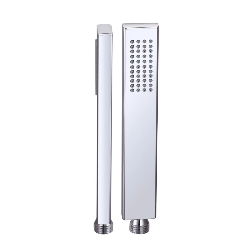 Douchette à Main Tube Carrée, Finition Chromé 3 Douchette à Main Tube Carrée, Finition Chromé