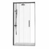 Ensemble Thermostatique 100x90 Cm Porte Coulissante, Arena, Receveur Acrylique Et Colonne Noir, Châtelet -Produits De Salle De Bain Soldes 2024 ensemble 100x90 cm porte coulissante arena receveur acrylique et colonne thermostatique noir chatelet