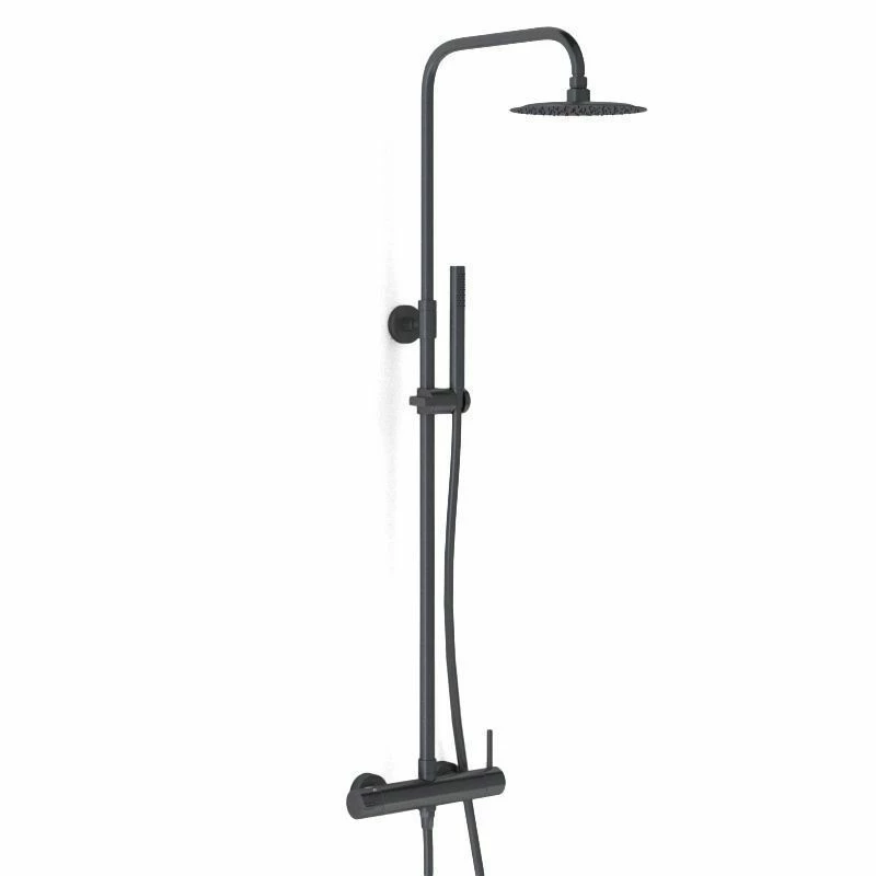 Ensemble 80 Ou 90 X 120 Cm Porte Coulissante, Arena, Receveur Composite Noir Et Colonne Noir, Châtelet 7 Ensemble 80 Ou 90 X 120 Cm Porte Coulissante, Arena, Receveur Composite Noir Et Colonne Noir, Châtelet – Image 5