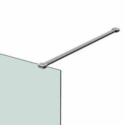 Barre De Rigidité 1.50M Recoupable, Noir Mat -Produits De Salle De Bain Soldes 2024 equerre de fixation paroi douche 150 cm recoupable 5