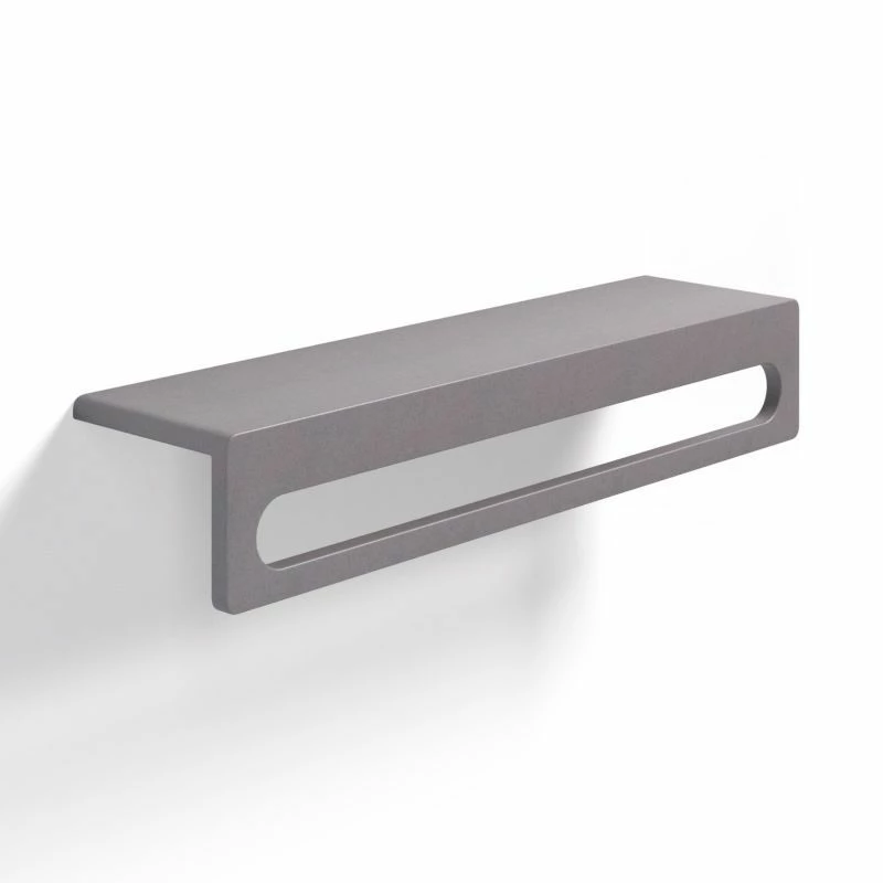 Étagère Porte-serviettes En Béton, 60 cm, Gris Béton, T17 3 Étagère Porte-serviettes En Béton, 60 cm, Gris Béton, T17