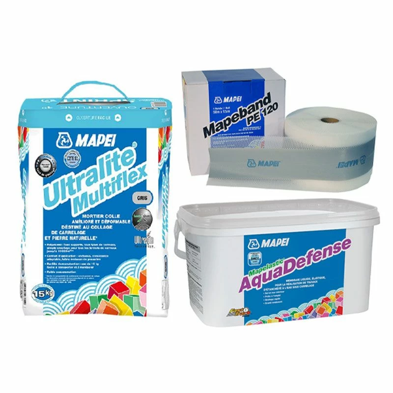 Kit D'étanchéité Pour Receveur à Carreler 2 Kit D'étanchéité Pour Receveur à Carreler