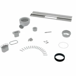 Receveur De Douche à Carreler 180x90 Cm Redécoupable, Doccia Lineare -Produits De Salle De Bain Soldes 2024 kit de douche a carreler 180x90 cm doccia lineare 3