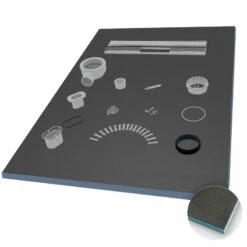 Receveur De Douche à Carreler 140x90 Cm Redécoupable, Doccia Lineare