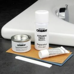 Kit De Réparation Pour Surface Acrylique, Céramique Et émail -Produits De Salle De Bain Soldes 2024 kit de reparation pour surface acrylique 2