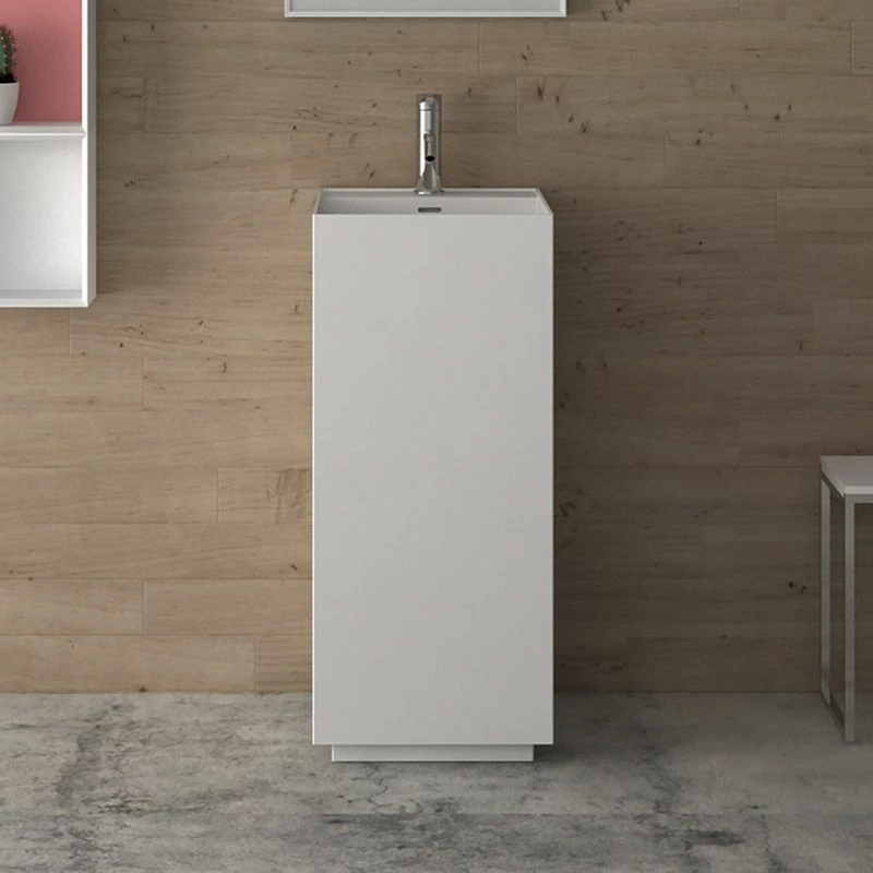 Lavabo à Poser Rectangle 38x90 Cm, Solid Surface, Thin 4 Lavabo à Poser Rectangle 38x90 Cm, Solid Surface, Thin – Image 2