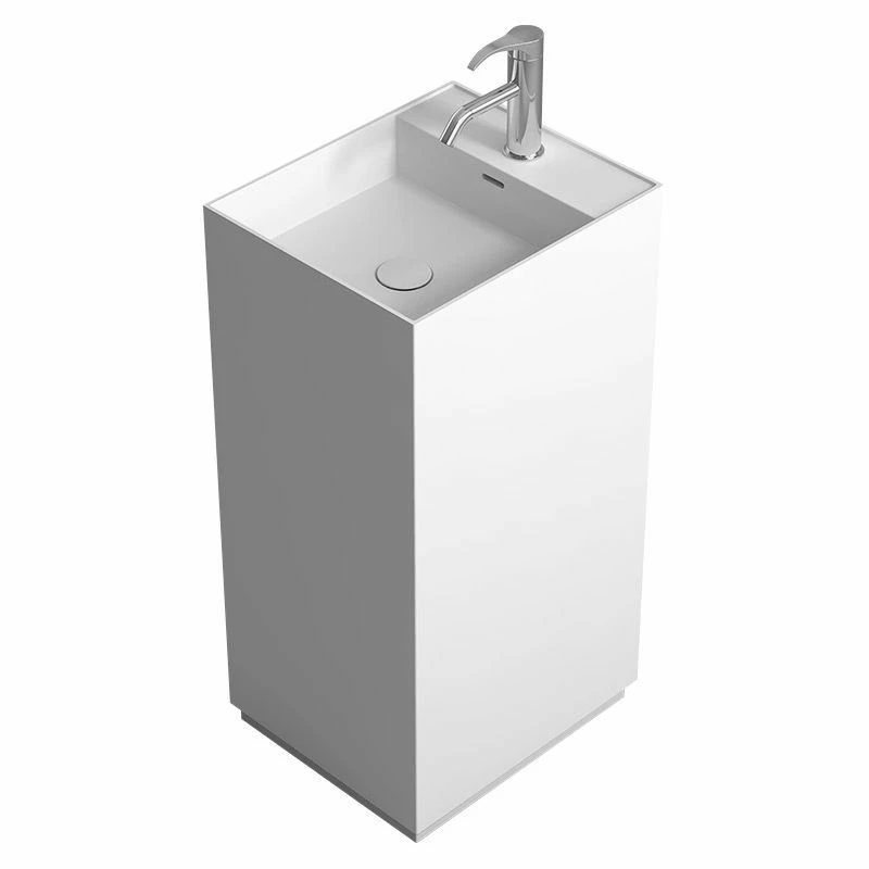 Lavabo à Poser Rectangle 38x90 Cm, Solid Surface, Thin 8 Lavabo à Poser Rectangle 38x90 Cm, Solid Surface, Thin – Image 6
