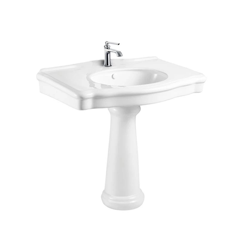 Lavabo Colonne 88 Cm Céramique, 1920 4 Lavabo Colonne 88 Cm Céramique, 1920 – Image 2