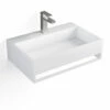 Lavabo Suspendu 60 X 40 Cm, Matière Composite, Mineral -Produits De Salle De Bain Soldes 2024 lavabo suspendu 60 x 40 cm matiere composite mineral