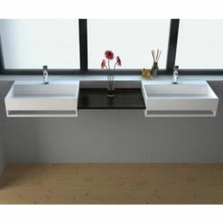 Lavabo Suspendu 60 X 40 Cm, Matière Composite, Mineral -Produits De Salle De Bain Soldes 2024 lavabo suspendu 60 x 40 cm matiere composite mineral 2