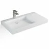Lavabo Suspendu 81 X 45,5 Cm, Droite Ou Gauche, Matière Composite, Mineral 2 Lavabo Suspendu 81 X 45,5 Cm, Droite Ou Gauche, Matière Composite, Mineral -Produits De Salle De Bain Soldes 2024 lavabo suspendu 81 x 455 cm droite ou gauche matiere composite mineral
