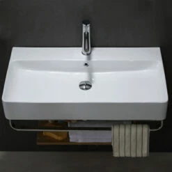 Lavabo Suspendu Avec Porte-serviettes, 52, 60 Ou 70 Cm, Vera -Produits De Salle De Bain Soldes 2024 lavabo suspendu avec porte serviettes 52 60 ou 70 cm vera 5