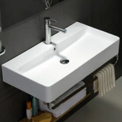 Lavabo Suspendu Avec Porte-serviettes, 52, 60 Ou 70 Cm, Vera -Produits De Salle De Bain Soldes 2024 lavabo suspendu avec porte serviettes 52 60 ou 70 cm vera 6