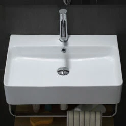 Lavabo Suspendu Avec Porte-serviettes, 52, 60 Ou 70 Cm, Vera -Produits De Salle De Bain Soldes 2024 lavabo suspendu avec porte serviettes 52 60 ou 70 cm vera 8