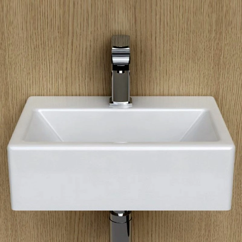 Lave Main Gain De Place 43x30 Cm, Céramique, Pure 7 Lave Main Gain De Place 43x30 Cm, Céramique, Pure – Image 5