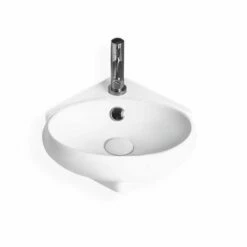 Lave-mains D'angle 38x36cm, Céramique, Pure