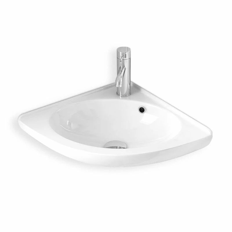 Lave-mains D'angle Suspendu En Céramique, Melodie 3 Lave-mains D'angle Suspendu En Céramique, Melodie