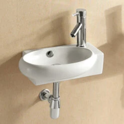 Lave-mains Droite Ou Gauche, 42,5x26,5 Cm, Pure -Produits De Salle De Bain Soldes 2024 lave mains droite ou gauche 425x265 cm pure 3