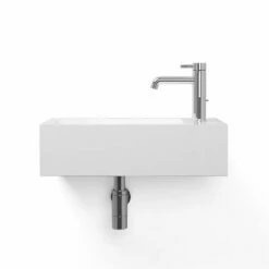 Lave Mains Suspendu 40x23 Cm, Gauche Ou Droite, Blanc Mat -Produits De Salle De Bain Soldes 2024 lave mains suspendu 40x23 cm gauche ou droite blanc mat 5