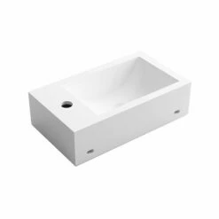 Lave Mains Suspendu 40x23 Cm, Gauche Ou Droite, Blanc Mat -Produits De Salle De Bain Soldes 2024 lave mains suspendu 40x23 cm gauche ou droite blanc mat 6