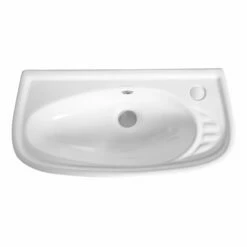 Lave-mains Suspendu, 50 X 24 Cm, Elf Slim -Produits De Salle De Bain Soldes 2024 lave mains suspendu 50 x 24 cm elf slim 3