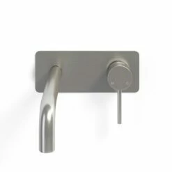 Mitigeur Lavabo Mural Inox Brossé, Steel -Produits De Salle De Bain Soldes 2024 mitigeur lavabo mural inox brosse steel 1