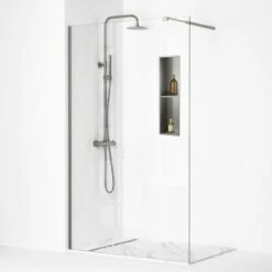 Niche Murale Avec étagère Inox, 70,5x20,5 Cm, Inox Brossé, Châtelet -Produits De Salle De Bain Soldes 2024 niche murale avec etagere inox 705x205 cm inox brosse chatelet 3
