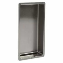 Niche Murale Inox, 60x30 Cm, Inox Brossé, Châtelet