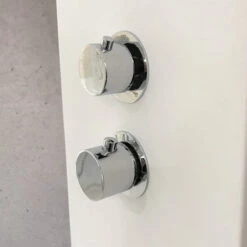 Plano, Panneau De Douche Hydromassant, Thermostatique, Solid Surface -Produits De Salle De Bain Soldes 2024 panneau de douche hydromassantplano thermostatique solid surface 3