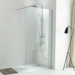 Paroi De Douche Fixe 60 à 160 Cm, Profilé Chromé, Altea