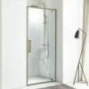 Paroi De Douche Pivotante 80 à 100 Cm, Doré Brossé, Arena 1 Paroi De Douche Pivotante 80 à 100 Cm, Doré Brossé, Arena -Produits De Salle De Bain Soldes 2024 paroi de douche pivotante 8090 ou 100 cm dore brosse arena