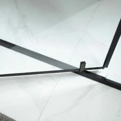 Paroi De Douche Pivotante 120 Ou 140 Cm, Avec Partie Fixe, Noir Mat, Arena Black -Produits De Salle De Bain Soldes 2024 paroi de douche pivotante avec partie fixe 120 ou 140 cm noir mat arena black 5